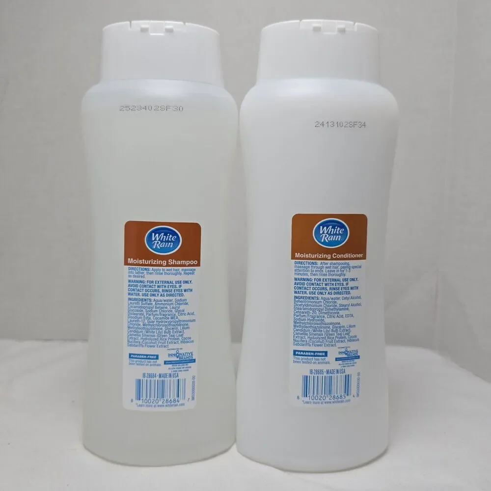 White Rain Moisturizing Shampoo & Conditioner Pair Coconut & Hibiscus 22.5 fl oz